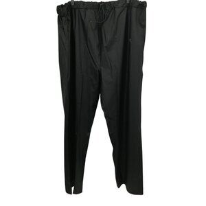 Helly Hansen Voss Rain Pants Size 5XL Black Pull On  Waterproof Drawstring New